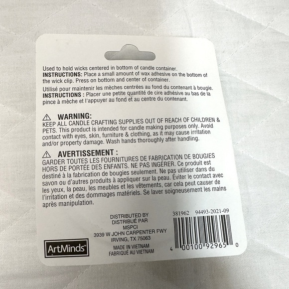 Artminds Simple Serenity Wax Adhesive 1 oz / 28.3 g DIY Candle Making NEW - Picture 3 of 3